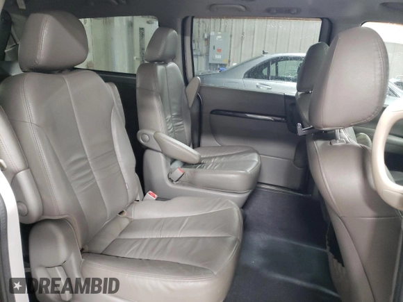 2012 Kia Sedona EX with VIN KNDMH4C7XC6483296, listed as a Copart auction lot 76624984 with 203,980 mi miles and Salvage Title. Bid and sale history available at carsss.com. Image 10.