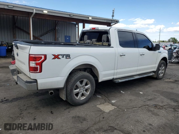 2019 Ford F-150 XL with VIN 1FTFW1E53KFC70522, listed as a Copart auction lot 55631445 with 117,292 mi miles and Salvage title. Bid and sale history available at DreamBid. Image 3.