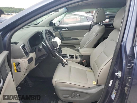 2017 Kia Sportage EX with VIN KNDPN3AC9H7237647, listed as a Copart auction lot 66037414 with 61,901 mi miles and Salvage Title. Bid and sale history available at carsss.com. Image 7.