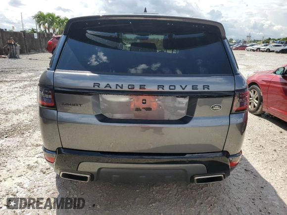 2019 Land Rover Range Rover Sport HSE Dynamic with VIN SALWV2SV9KA426677, listed as a Copart auction lot 71195864 with 0 mi miles and Salvage Title. Bid and sale history available at carsss.com. Image 6.