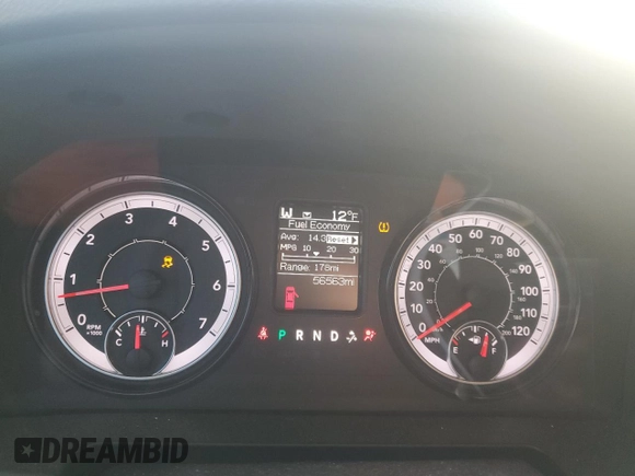 2020 Ram 1500 Tradesman with VIN 1C6RR6FG0LS121521, listed as a Copart auction lot 87486624 with 56,563 mi miles and Salvage title. Bid and sale history available at DreamBid. Image 9.