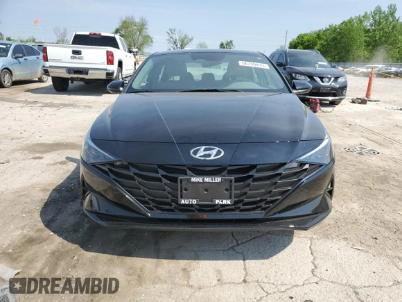2023 Hyundai Elantra SEL with VIN KMHLM4AGXPU613794, listed as a Copart auction lot 56339415 with 16,349 mi miles and Salvage title. Bid and sale history available at DreamBid. Image 5.