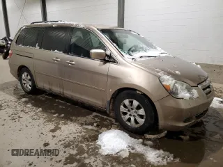 2005 Honda Odyssey EX with VIN 5FNRL38445B501098, listed as a Copart auction lot 82138664 with 236,731 mi miles and Clean Title. Bid and sale history available at carsss.com. Image 4.