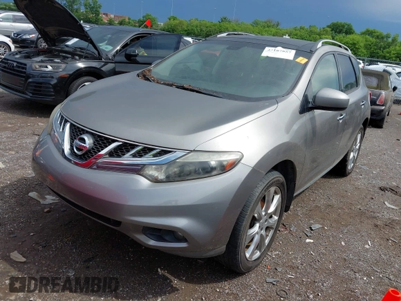 2012 Nissan Murano S with VIN JN8AZ1MU4CW101089, listed as a IAAI auction lot 42187857 with 203,616 mi miles and . Bid and sale history available at carsss.com. Image 2.