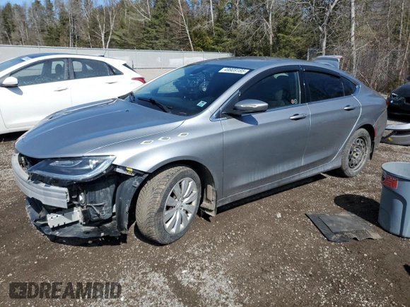 2016 Chrysler 200 LX with VIN 1C3CCCFB0GN114368, listed as a Copart auction lot 49909185 with 168,931 mi miles and Salvage Title. Bid and sale history available at carsss.com. Image 1.