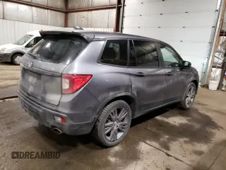 2020 Honda Passport EX-L with VIN 5FNYF7H55LB000561, listed as a Copart auction lot 52014515 with 51,954 mi miles and Clean Title. Bid and sale history available at carsss.com. Image 3.