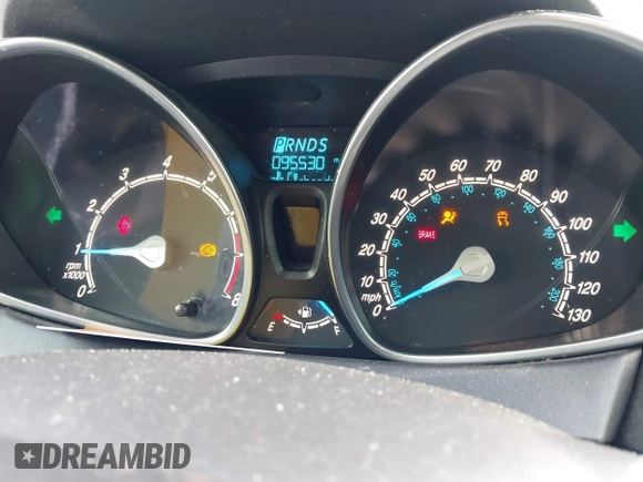 2019 Ford Fiesta SE with VIN 3FADP4BJ9KM118340, listed as a IAAI auction lot 41613597 with 95,530 mi miles. Bid and sale history available at carsss.com. Image 7.