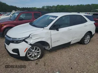 2022 Chevrolet Equinox LS z VIN 3GNAXSEV0NS207690, wystawiony jako Copart lot #53357585 z przebiegiem 26 091 mil mil oraz Szkoda całkowita • Salvage title. Historia ofert i sprzedaży dostępna na DreamBid. Obrazek 1.