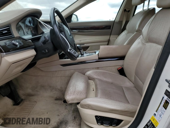 2010 BMW 7 Series 750Li xDrive with VIN WBAKC8C53AC431161, listed as a Copart auction lot 52599225 with 91,249 mi miles and Clean Title. Bid and sale history available at DreamBid. Image 7.