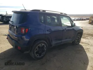 2016 Jeep Renegade Trailhawk with VIN ZACCJBCT3GPD31008, listed as a Copart auction lot 48907925 with 95,155 mi miles and Salvage title. Bid and sale history available at DreamBid. Image 3.