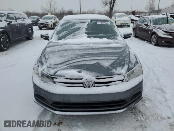 2015 Volkswagen Jetta Sedan 1.8T SE with VIN 3VWD07AJ1FM312994, listed as a Copart auction lot 43360255 with 116,838 mi miles and Salvage Title. Bid and sale history available at carsss.com. Image 5.