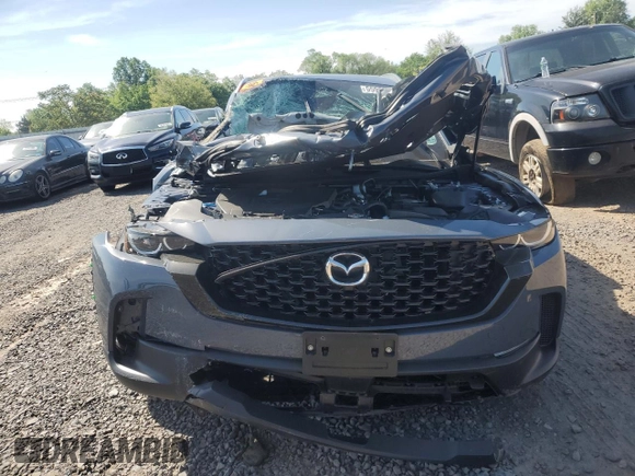 2025 Mazda CX-50 S Premium Plus with VIN 7MMVABEM1SN319228, listed as a Copart auction lot 55958135 with 4,133 mi miles and Salvage title. Bid and sale history available at DreamBid. Image 5.
