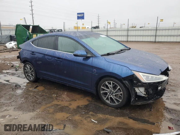 2020 Hyundai Elantra SEL z VIN 5NPD84LFXLH515922, wystawiony jako Copart lot #55400485 z przebiegiem 68 077 mil mil oraz Szkoda całkowita • Salvage title. Historia ofert i sprzedaży dostępna na DreamBid. Obrazek 4.