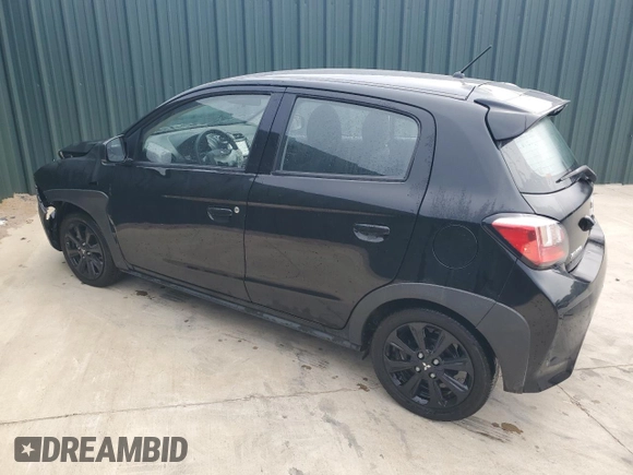 2024 Mitsubishi Mirage Black Edition with VIN ML32AWHJ5RH006531, listed as a Copart auction lot 56031835 with 6,800 mi miles and Clean title. Bid and sale history available at DreamBid. Image 2.