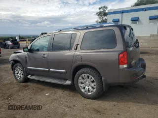 2015 Nissan Armada Platinum z VIN 5N1AA0NC6FN602610, wystawiony jako Copart lot #69121314 z przebiegiem 117 166 mil mil oraz Szkoda całkowita • Salvage title. Historia ofert i sprzedaży dostępna na DreamBid. Obrazek 2.