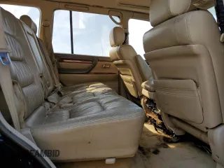 2001 Lexus LX 470 with VIN JTJHT00W613504449, listed as a Copart auction lot 45995455 with 229,056 mi miles and Salvage Title. Bid and sale history available at DreamBid. Image 11.