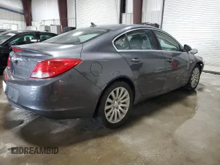 2011 Buick Regal CXL RL3 with VIN W04GR5EC5B1003777, listed as a Copart auction lot 42701105 with Not provided miles and Salvage title. Bid and sale history available at DreamBid. Image 3.