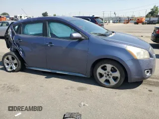 2009 Pontiac Vibe w/1SB with VIN 5Y2SP67059Z430418, listed as a Copart auction lot 66524514 with 131,663 mi miles and Salvage Title. Bid and sale history available at carsss.com. Image 4.