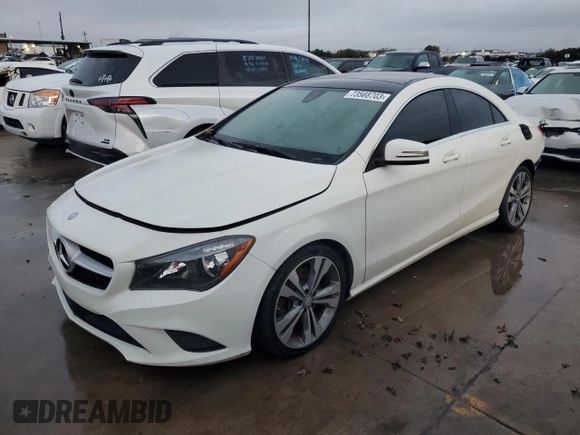 2016 Mercedes-Benz CLA 250 with VIN WDDSJ4EB4GN375819, listed as a Copart auction lot 73568703 with Not Provided miles and . Bid and sale history available at DreamBid. Image 1.