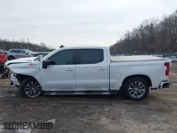 2021 Chevrolet Silverado 1500 RST with VIN 1GCUYEET8MZ306892, listed as a IAAI auction lot 41609422 with 87,387 mi miles. Bid and sale history available at carsss.com. Image 14.