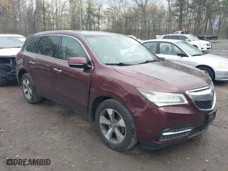 2016 Acura MDX with VIN 5FRYD4H2XGB037376, listed as a IAAI auction lot 42029932 with 139,055 mi miles. Bid and sale history available at carsss.com. Image 1.