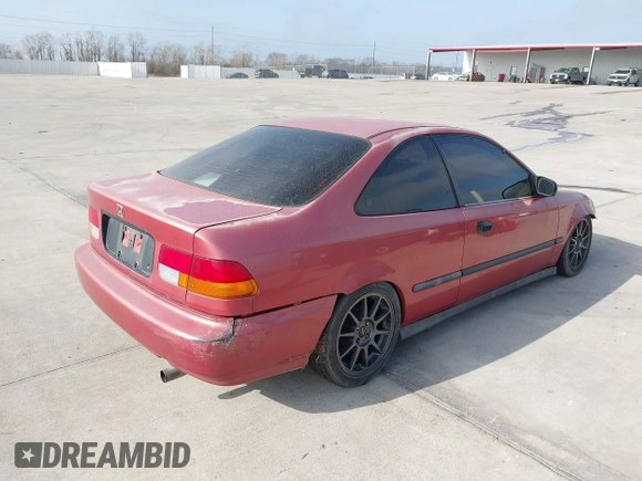 1996 Honda Civic DX with VIN 1HGEJ6125TL056431, listed as a IAAI auction lot 41770145 with 210,240 mi miles. Bid and sale history available at carsss.com. Image 4.