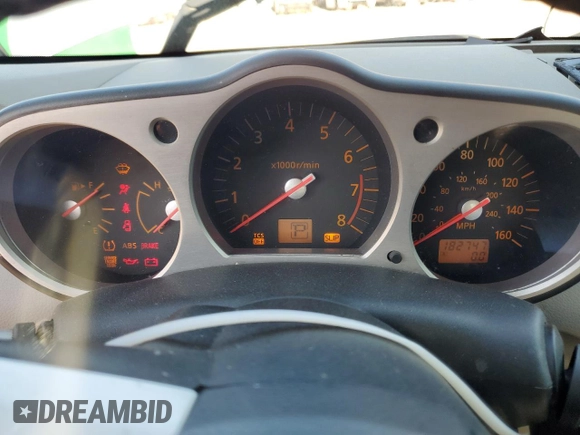 2005 Nissan 350Z Enthusiast with VIN JN1AZ34DX5M609303, listed as a Copart auction lot 52787635 with 182,747 mi miles and Salvage Title. Bid and sale history available at carsss.com. Image 9.