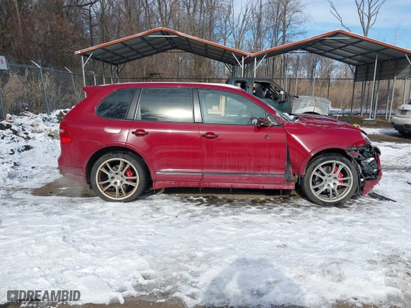 2009 Porsche Cayenne GTS with VIN WP1AD29P49LA60524, listed as a IAAI auction lot 41364169 with 141,294 mi miles. Bid and sale history available at carsss.com. Image 14.