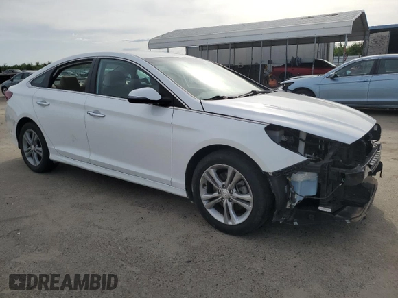 2018 Hyundai Sonata SEL with VIN 5NPE34AF6JH667456, listed as a Copart auction lot 52322835 with 95,047 mi miles and Salvage Title. Bid and sale history available at DreamBid. Image 4.