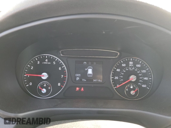 2019 Kia Sorento S with VIN 5XYPG4A51KG601460, listed as a Copart auction lot 80128124 with 34,719 mi miles and Salvage Title. Bid and sale history available at DreamBid. Image 9.