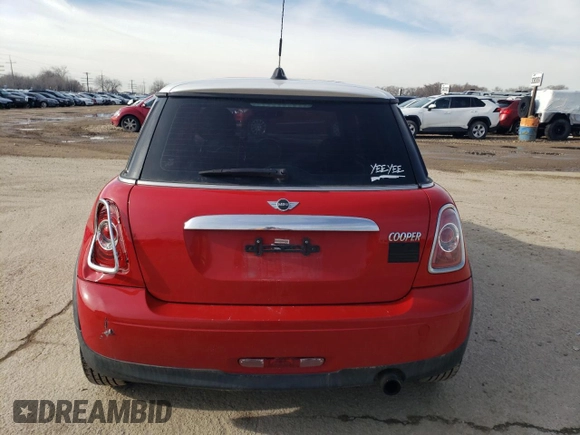 2011 MINI Hardtop with VIN WMWSU3C56BT251464, listed as a Copart auction lot 46182075 with 112,235 mi miles and Salvage Title. Bid and sale history available at DreamBid. Image 6.