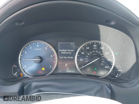2020 Lexus NX with VIN JTJDARDZ3L2223294, listed as a IAAI auction lot 41828100 with 7,089 mi miles. Bid and sale history available at carsss.com. Image 7.