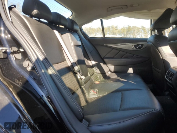 2017 Infiniti Q50 2.0t Premium with VIN JN1CV7AR6HM680577, listed as a Copart auction lot 88735105 with 48,805 mi miles and Salvage Title. Bid and sale history available at carsss.com. Image 10.
