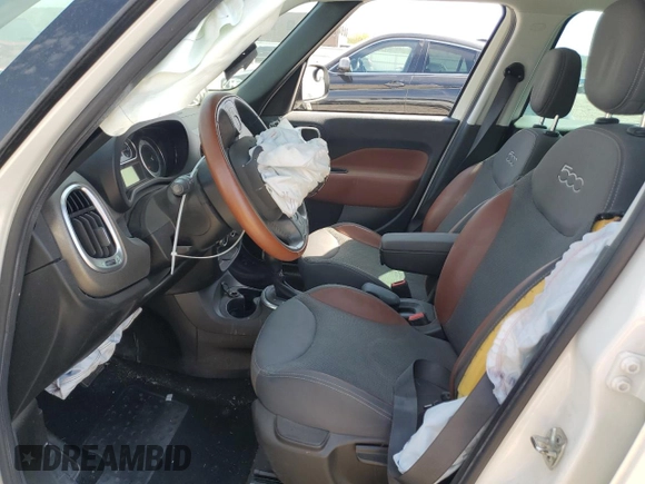 2014 FIAT 500L Trekking with VIN ZFBCFADH4EZ010067, listed as a Copart auction lot 51800935 with Not provided miles and Salvage title. Bid and sale history available at DreamBid. Image 7.