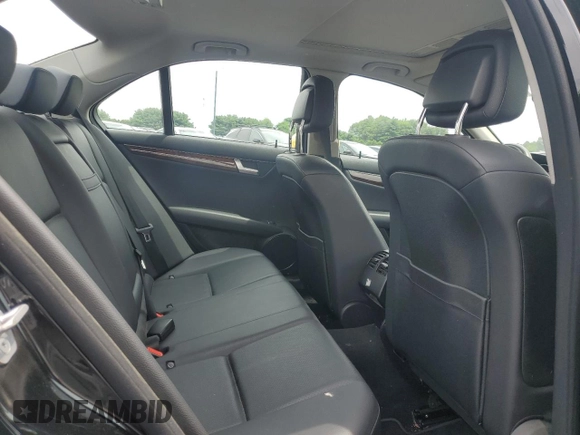 2012 Mercedes-Benz C 300 Sport with VIN WDDGF8BB7CR191979, listed as a Copart auction lot 61437665 with 76,740 mi miles and Salvage title. Bid and sale history available at DreamBid. Image 10.