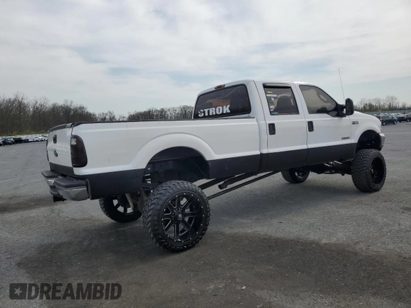 2004 Ford F-350 XL with VIN 1FTSW31P64ED75758, listed as a Copart auction lot 54045575 with 185,254 mi miles and Clean Title. Bid and sale history available at DreamBid. Image 3.