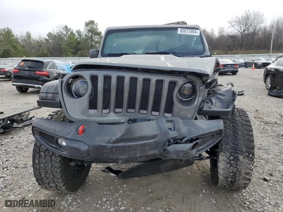 2023 Jeep Wrangler Rubicon with VIN 1C4HJXFG2PW654115, listed as a Copart auction lot 85672984 with 30,794 mi miles and Salvage Title. Bid and sale history available at carsss.com. Image 5.