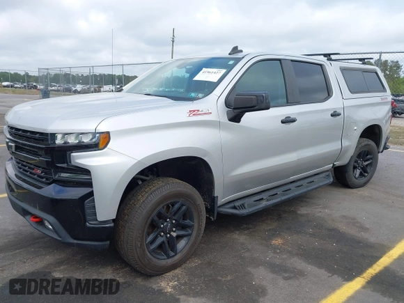 2019 Chevrolet Silverado 1500 LT Trail Boss with VIN 3GCPYFED5KG114905, listed as a IAAI auction lot 41961427 with 66,838 mi miles and . Bid and sale history available at DreamBid. Image 2.