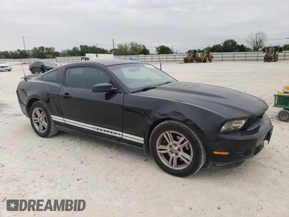 2012 Ford Mustang V6 Premium with VIN 1ZVBP8AM9C5272295, listed as a Copart auction lot 52722335 with 152,716 mi miles and Salvage Title. Bid and sale history available at carsss.com. Image 4.