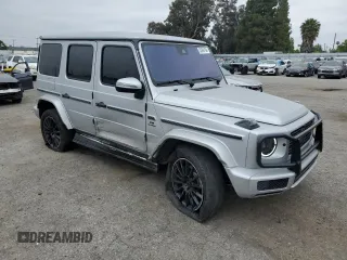 2021 Mercedes-Benz G 550 with VIN W1NYC6BJ8MX372419, listed as a Copart auction lot 55949184 with 43,820 mi miles and Salvage Title. Bid and sale history available at DreamBid. Image 4.