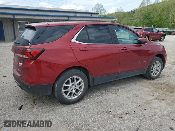 2023 Chevrolet Equinox LT z VIN 3GNAXUEGXPS150110, wystawiony jako Copart lot #54432245 z przebiegiem 37 486 mil mil oraz Szkoda całkowita • Salvage title. Historia ofert i sprzedaży dostępna na DreamBid. Obrazek 3.