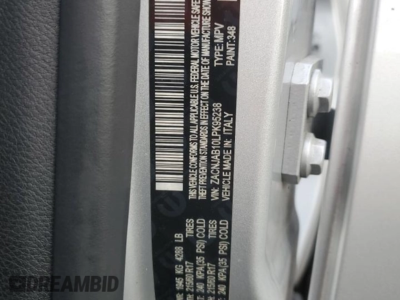 2020 Jeep Renegade Altitude z VIN ZACNJAB10LPK95238, wystawiony jako Copart lot #75056424 z przebiegiem 63 015 mil mil oraz Szkoda całkowita • Salvage title. Historia ofert i sprzedaży dostępna na DreamBid. Obrazek 16.