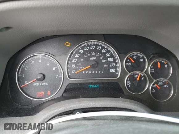 2006 GMC Envoy SLT with VIN 1GKDS13SX62354690, listed as a Copart auction lot 84138814 with 194,669 mi miles and Salvage Title. Bid and sale history available at carsss.com. Image 9.