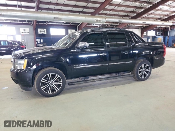 2012 Chevrolet Avalanche LTZ with VIN 3GNTKGE77CG143301, listed as a Copart auction lot 53314605 with 219,944 mi miles and Clean title. Bid and sale history available at DreamBid. Image 1.