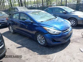 2015 Hyundai Elantra SE with VIN 5NPDH4AE4FH630370, listed as a IAAI auction lot 41983096 with 83,800 mi miles. Bid and sale history available at carsss.com. Image 1.