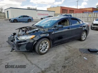2020 Ford Fusion SE with VIN 3FA6P0HD4LR111464, listed as a Copart auction lot 58936355 with 66,333 mi miles and Salvage title. Bid and sale history available at DreamBid. Image 1.