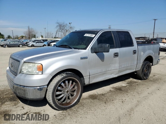 2006 Ford F-150 XLT with VIN 1FTPW12586FA87874, listed as a Copart auction lot 52639945 with 157,632 mi miles and Clean Title. Bid and sale history available at carsss.com. Image 1.