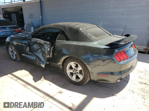 2016 Ford Mustang V6 with VIN 1FATP8EM2G5328686, listed as a Copart auction lot 57043205 with 86,741 mi miles and Salvage title. Bid and sale history available at DreamBid. Image 2.