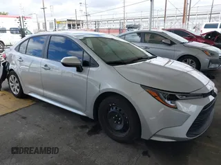 2024 Toyota Corolla LE with VIN 5YFB4MDE4RP190320, listed as a IAAI auction lot 42243774 with 9,199 mi miles and . Bid and sale history available at DreamBid. Image 1.