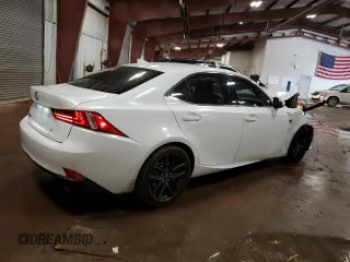 2014 Lexus IS 250 with VIN JTHBF1D2XE5042841, listed as a Copart auction lot 80732934 with 155,045 mi miles and Salvage Title. Bid and sale history available at carsss.com. Image 3.